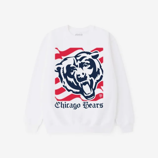 Chicago Bears Sweat-shirt à col rond avec logo American Heritage