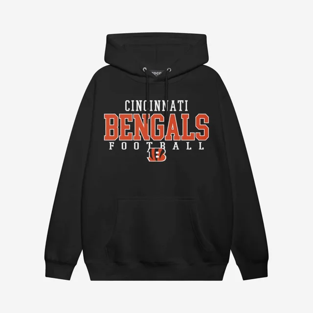 Cincinnati Bengals Sweat à capuche avec logo de football