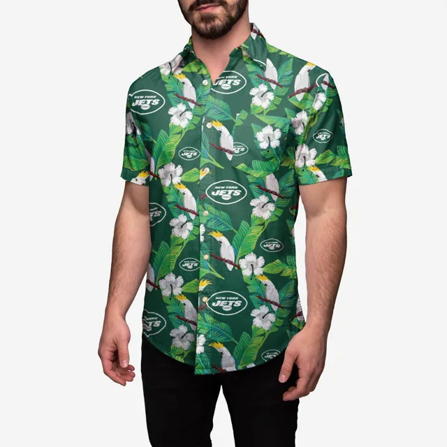 New York Jets Chemise boutonnée à fleurs