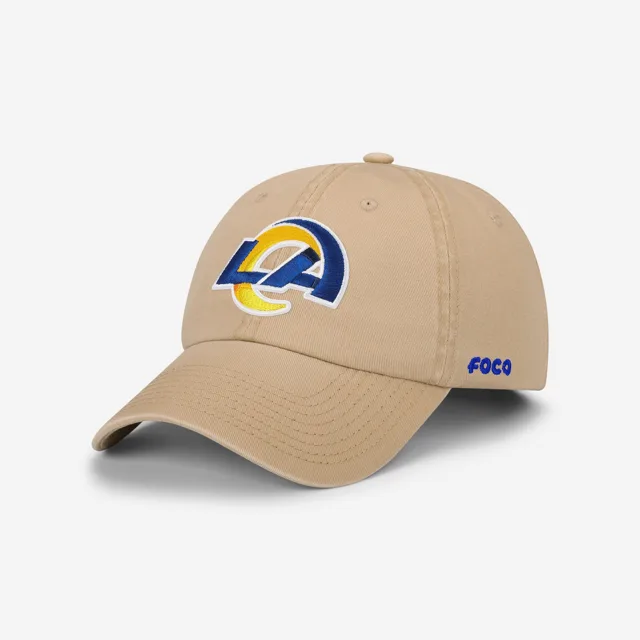 Los Angeles Rams Casquette décontractée kaki avec logo principal