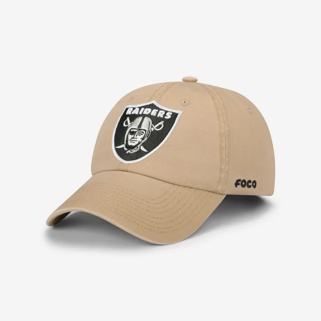 Las Vegas Raiders Casquette décontractée kaki avec logo principal