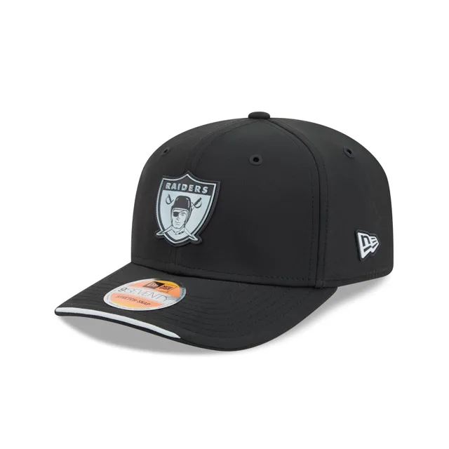 Las Vegas Raiders 2026 Sideline Historic 9SEVENTY Chapeau extensible à bouton-pression