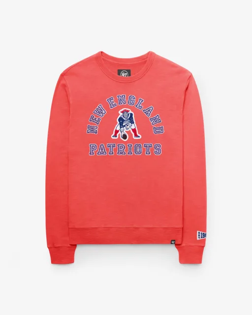 New England Patriots HISTORIQUE CALDERWOOD BIEN PORTÉ '47 FRENCH TERRY CREW