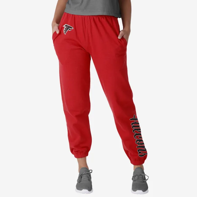 Atlanta Falcons Pantalon de survêtement couleur équipe avec mot-symbole pour femmes