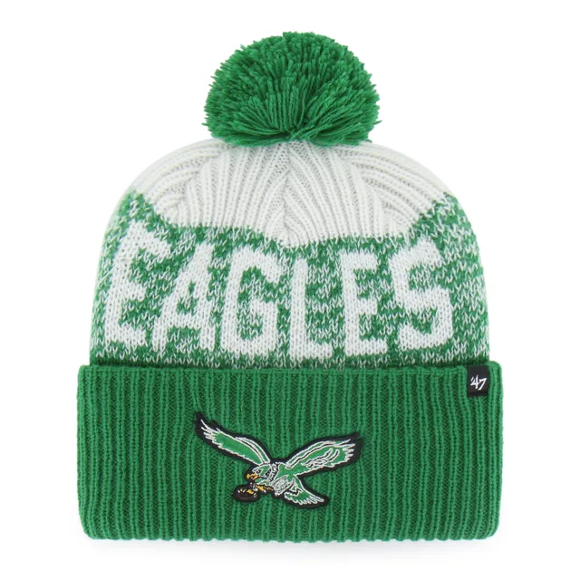 Philadelphia Eagles Tricot à revers historique Bone Chill '47
