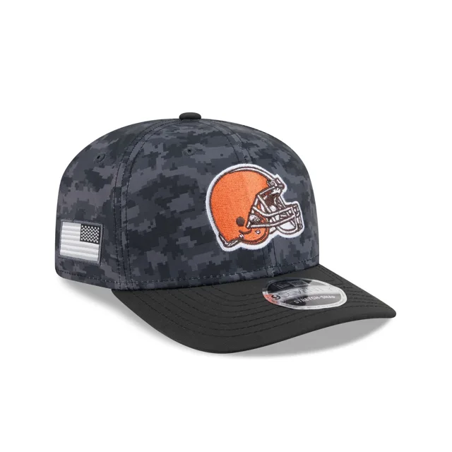 Cleveland Browns 2026 Salut au service 9SEVENTY Chapeau extensible à bouton-pression
