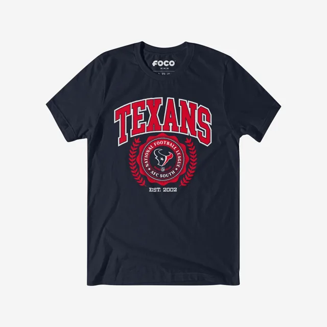 T-shirt à écusson de l'équipe Houston Texans