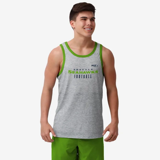 Seattle Seahawks Mot-symbole gris Top sans manches