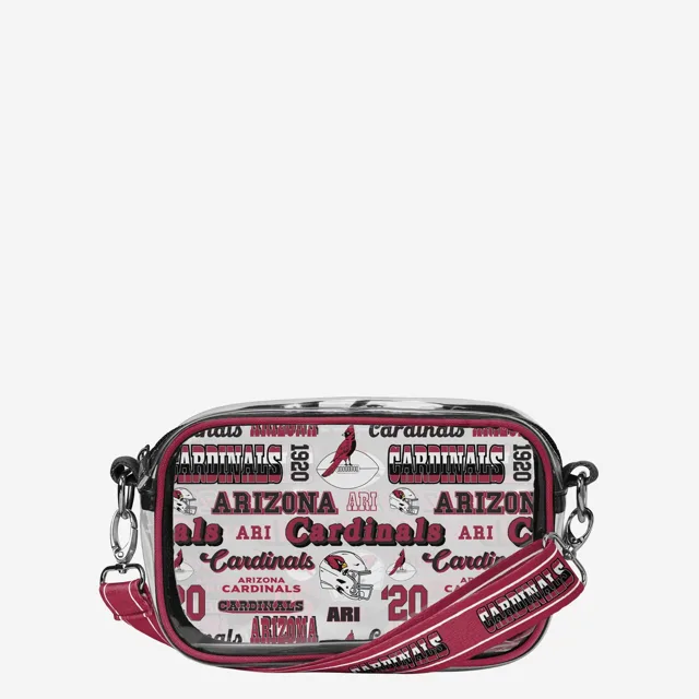 Arizona Cardinals Répéter Sac à bandoulière transparent à imprimé rétro