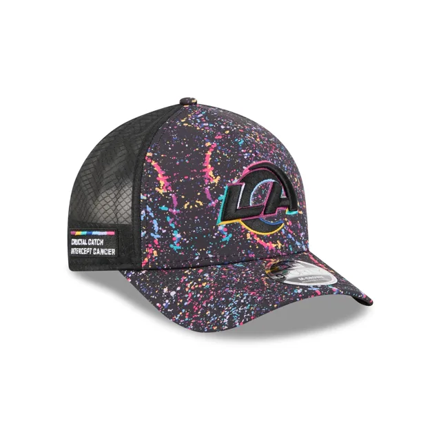 Los Angeles Rams 2025 Casquette de camionneur Crucial Catch 9FORTY M-Crown A-Frame