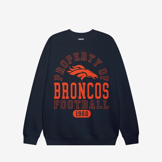 Denver Broncos Propriété du sweat-shirt à col rond