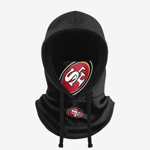 San Francisco 49ers Guêtre à capuche noire avec cordon de serrage