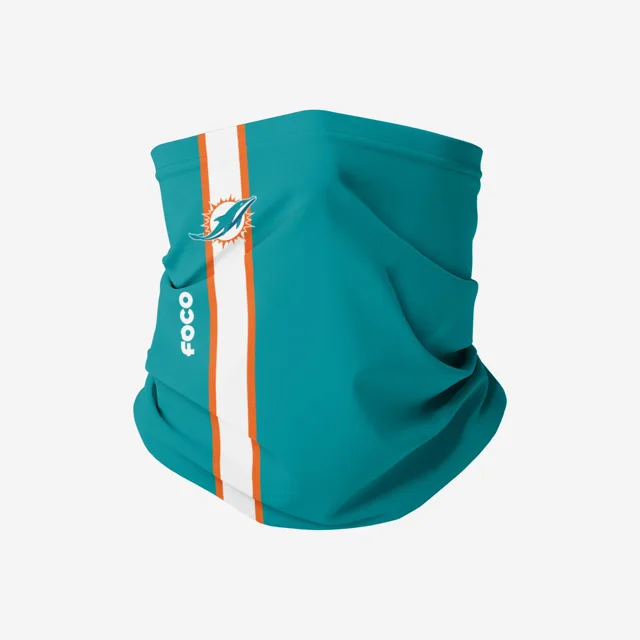Écharpe de guêtre de ligne de touche Miami Dolphins sur le terrain