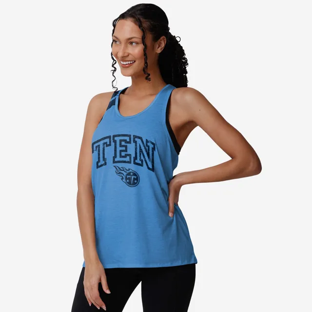 Tennessee Titans Haut sans manches Team Twist pour femmes