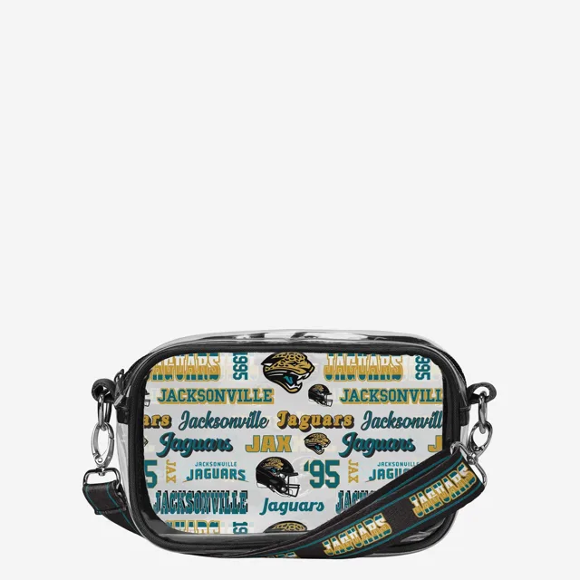 Jacksonville Jaguars Répéter Sac à bandoulière transparent à imprimé rétro