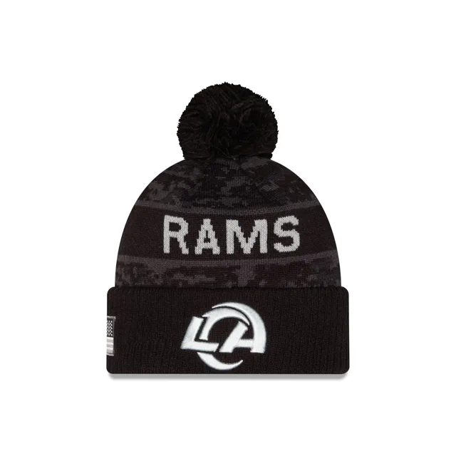 Los Angeles Rams 2026 Salut au service Pom Knit Hat