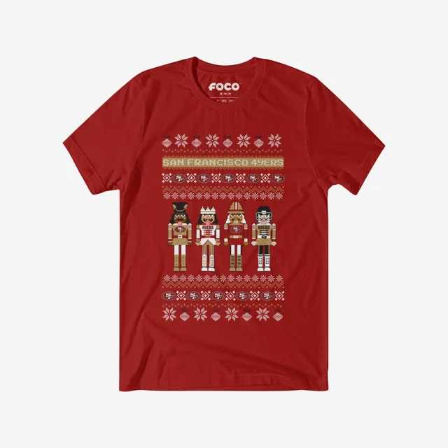 San Francisco 49ers T-shirt pull casse-noisette des fêtes