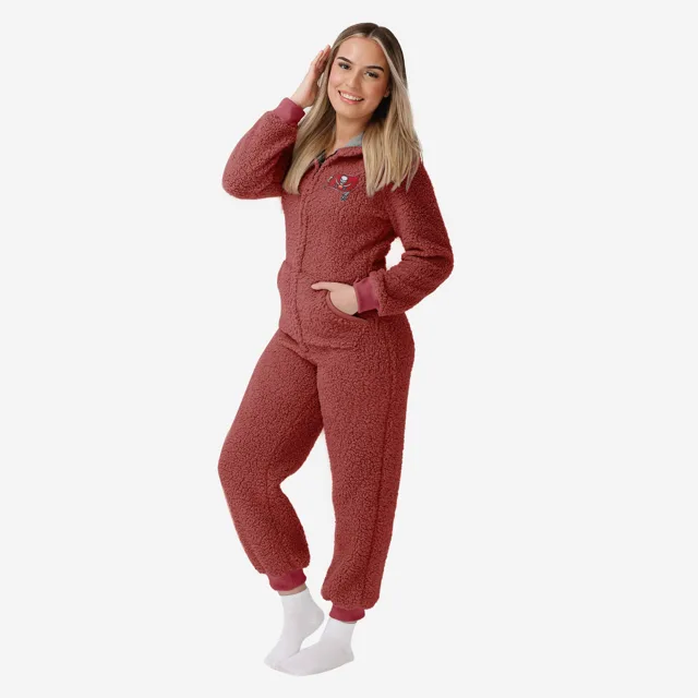 Tampa Bay Buccaneers Pyjama une pièce Sherpa pour femme