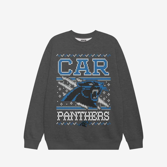 Carolina Panthers Sweat-shirt à col rond des fêtes