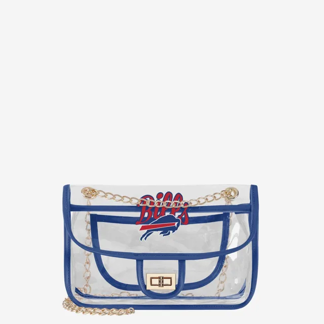 Buffalo Bills Sac à bandoulière transparent avec chaîne