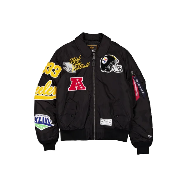 Veste de vol Alpha Industries x Pittsburgh Steelers MA-1