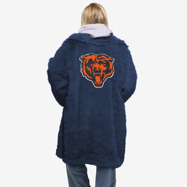 Chicago Bears Veste longue en fausse fourrure