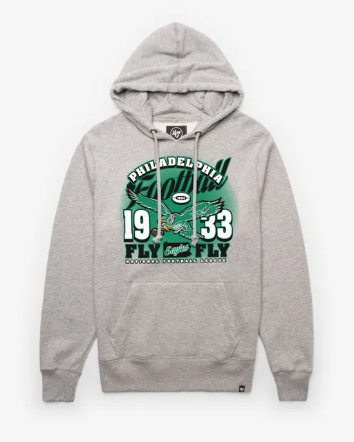 Philadelphia Eagles HISTORIQUE RÉGIONAL '47 HEADLINE HOOD