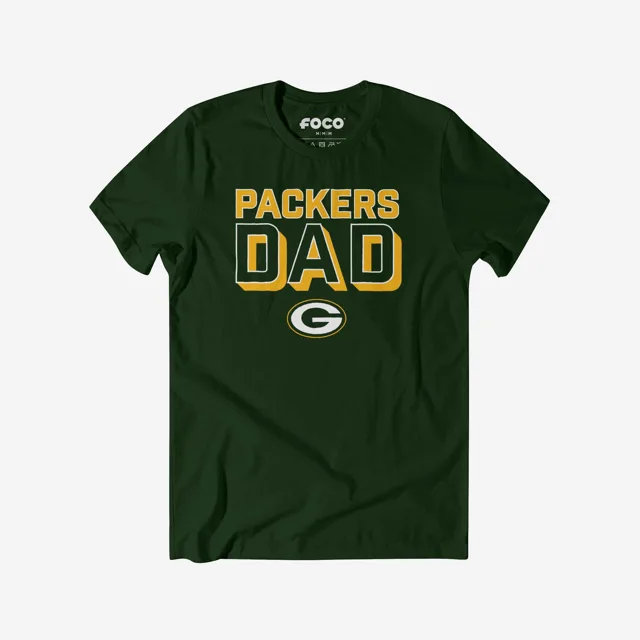 T-shirt papa de l'équipe Green Bay Packers