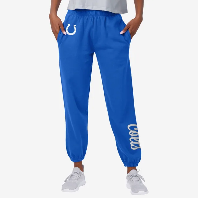 Indianapolis Colts Pantalon de survêtement couleur équipe avec mot-symbole pour femmes