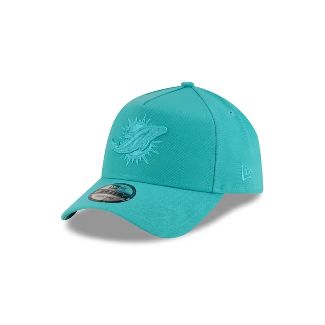 Miami Dolphins Casquette Snapback 9FORTY A-Frame Bleu Sarcelle