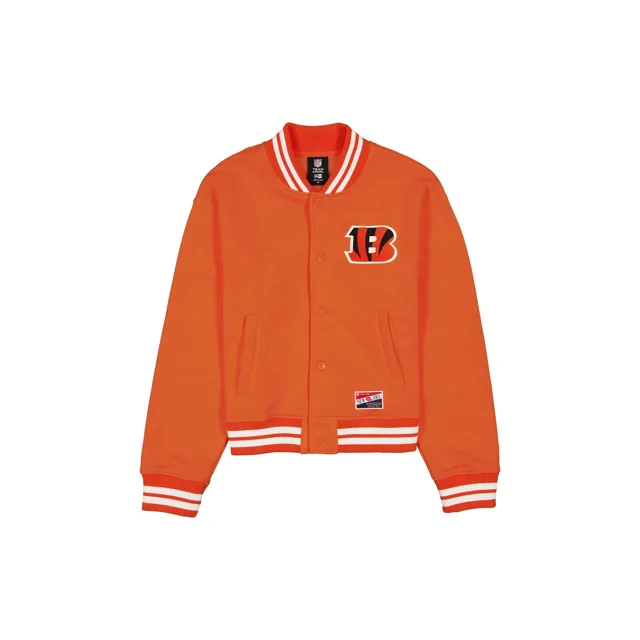 Cincinnati Bengals Throwback Veste à bouton-pression pour femme