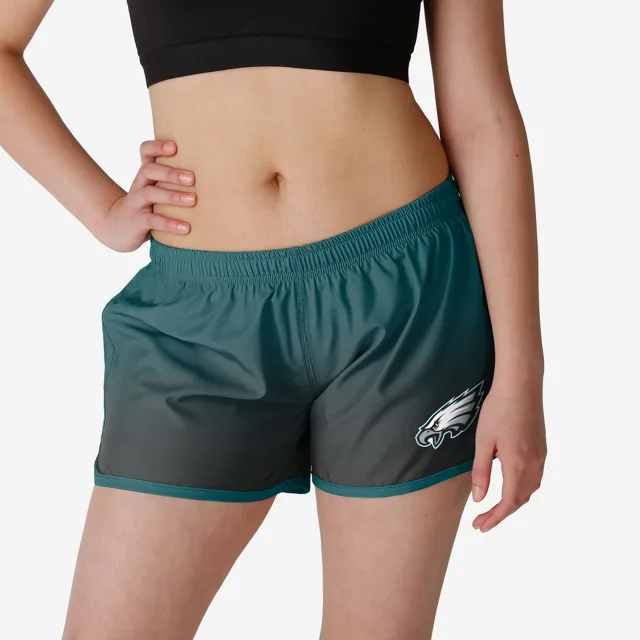 Philadelphia Eagles Short de course dégradé pour femmes