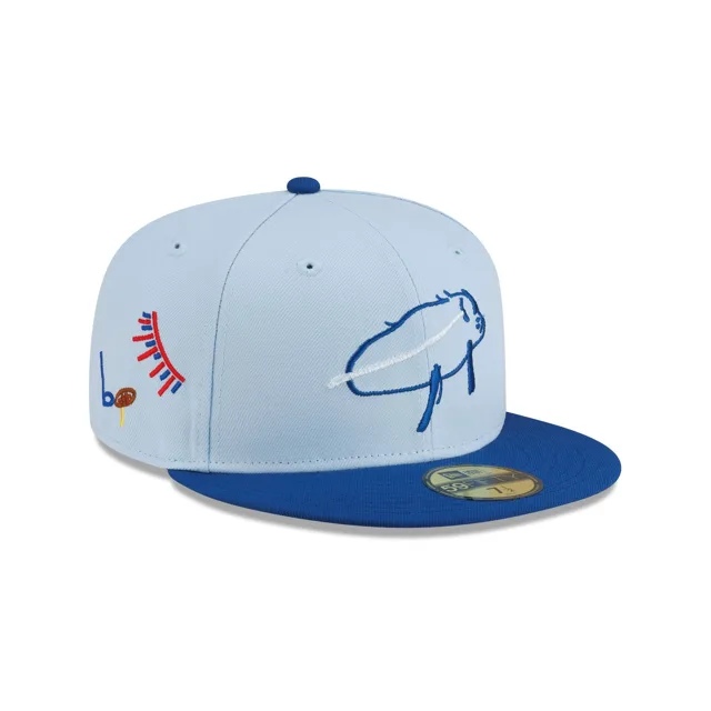 Buffalo Bills Billustration par Grace 59FIFTY Chapeau ajusté