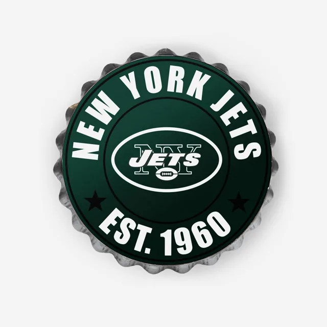 Panneau mural New York Jets pour bouchon de bouteille
