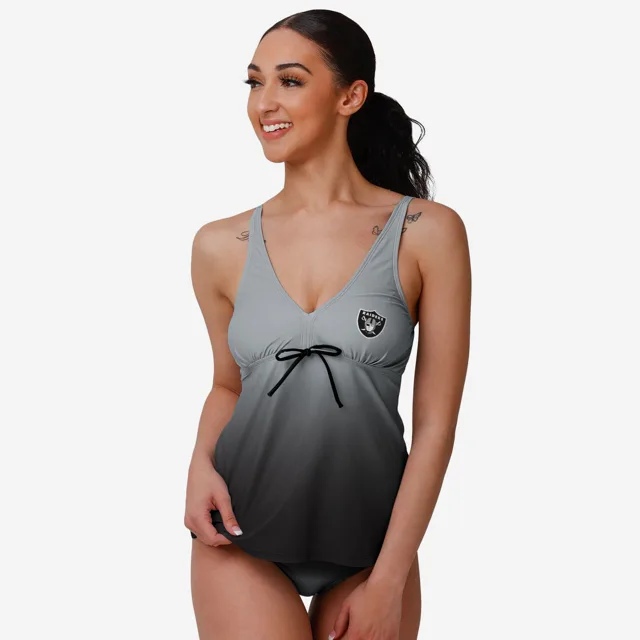 Las Vegas Raiders Tankini dégradé Gametime pour femme