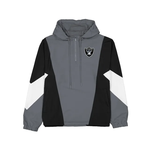 Las Vegas Raiders Coupe-vent multicolore à quart de zip