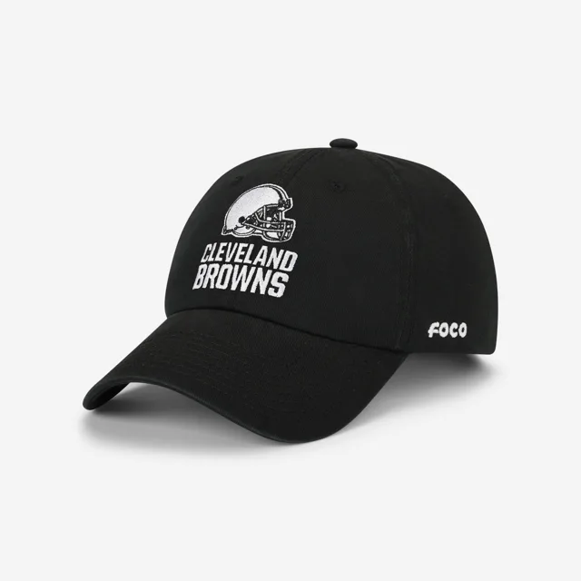 Casquette décontractée noire et blanche Cleveland Browns