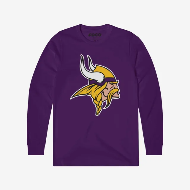 Minnesota Vikings T-shirt à manches longues avec logo principal