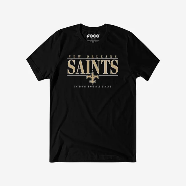 T-shirt à barre signature New Orleans Saints