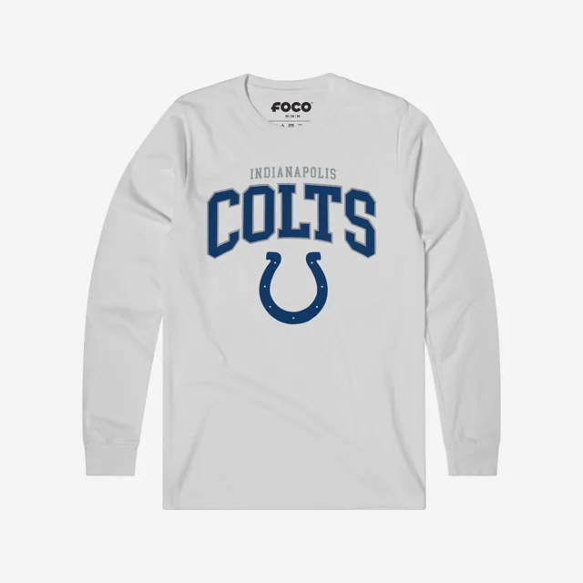Indianapolis Colts T-shirt à manches longues avec logo classique