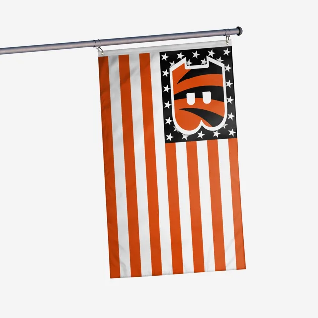 Cincinnati Bengals Drapeau horizontal des étoiles américaines