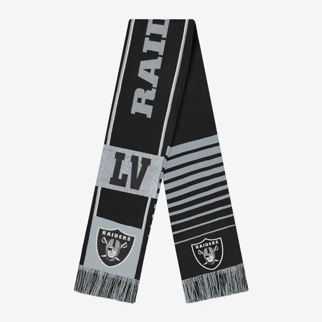 Écharpe thématique réversible Las Vegas Raiders