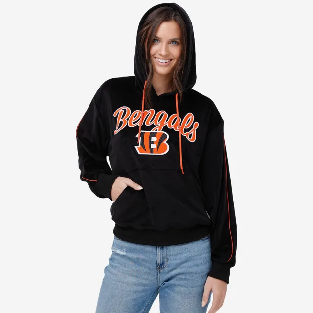 Cincinnati Bengals Sweat à capuche en velours pour femme