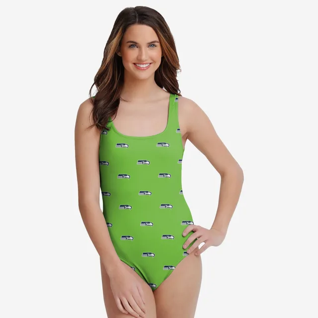 Seattle Seahawks Maillot de bain une pièce à imprimé mini pour femme