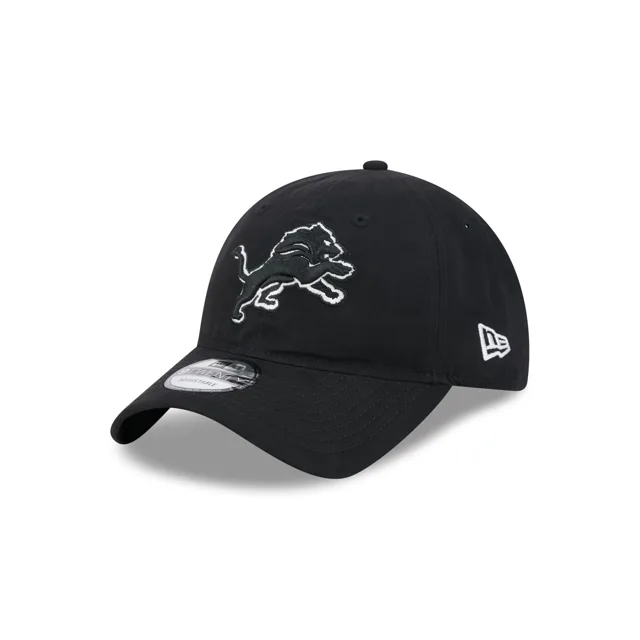 Detroit Lions Chapeau réglable en nylon noir 9TWENTY