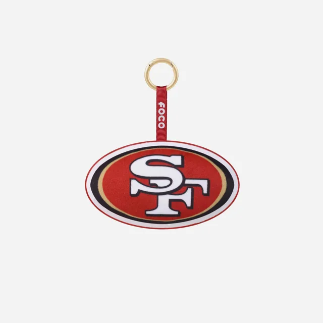 San Francisco 49ers Porte-clés avec logo de l'équipe en peluche
