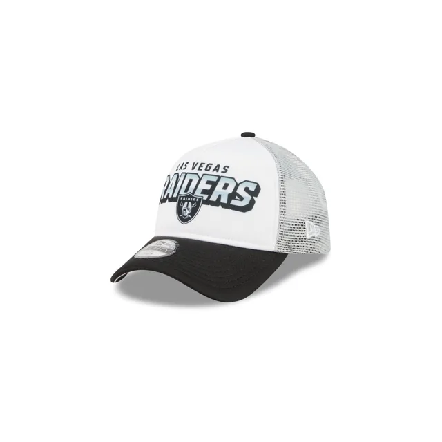Las Vegas Raiders Shine Casquette de camionneur A-Frame 9FORTY pour enfants