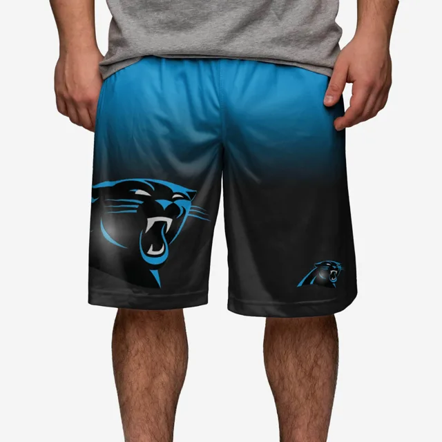 Carolina Panthers Short d'entraînement dégradé à gros logo