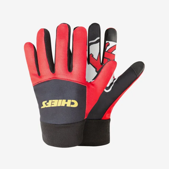 Kansas City Chiefs Gants de textos avec logo sur la paume