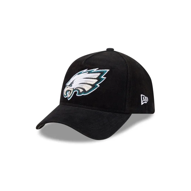 Philadelphia Eagles Chapeau ajusté en velours côtelé Wale 59FORTY A-Frame